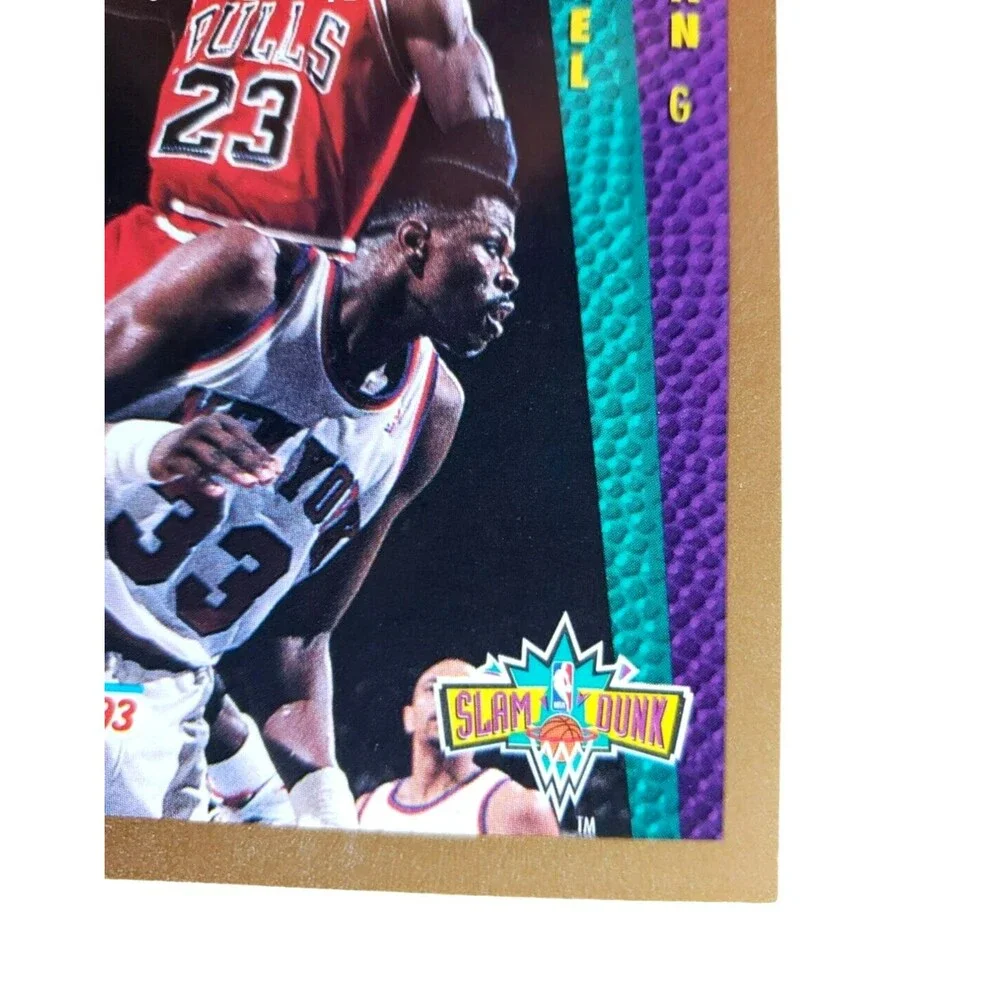 1992-93 Fleer MICHAEL JORDAN SLAM DUNK NBA Basketball Card 273 Chicago Bulls HOF
